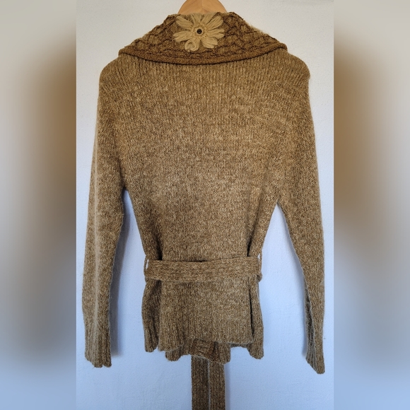 Weiyan Women's Wool/Cotton Cardigan Button/Snap Closure Openwork Medium - Picture 14 of 16